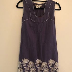 Perfect blue sundress with gorgeous details